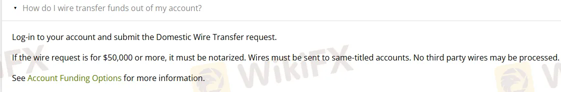 Deposit and Withdrawal Deposit and Withdrawal