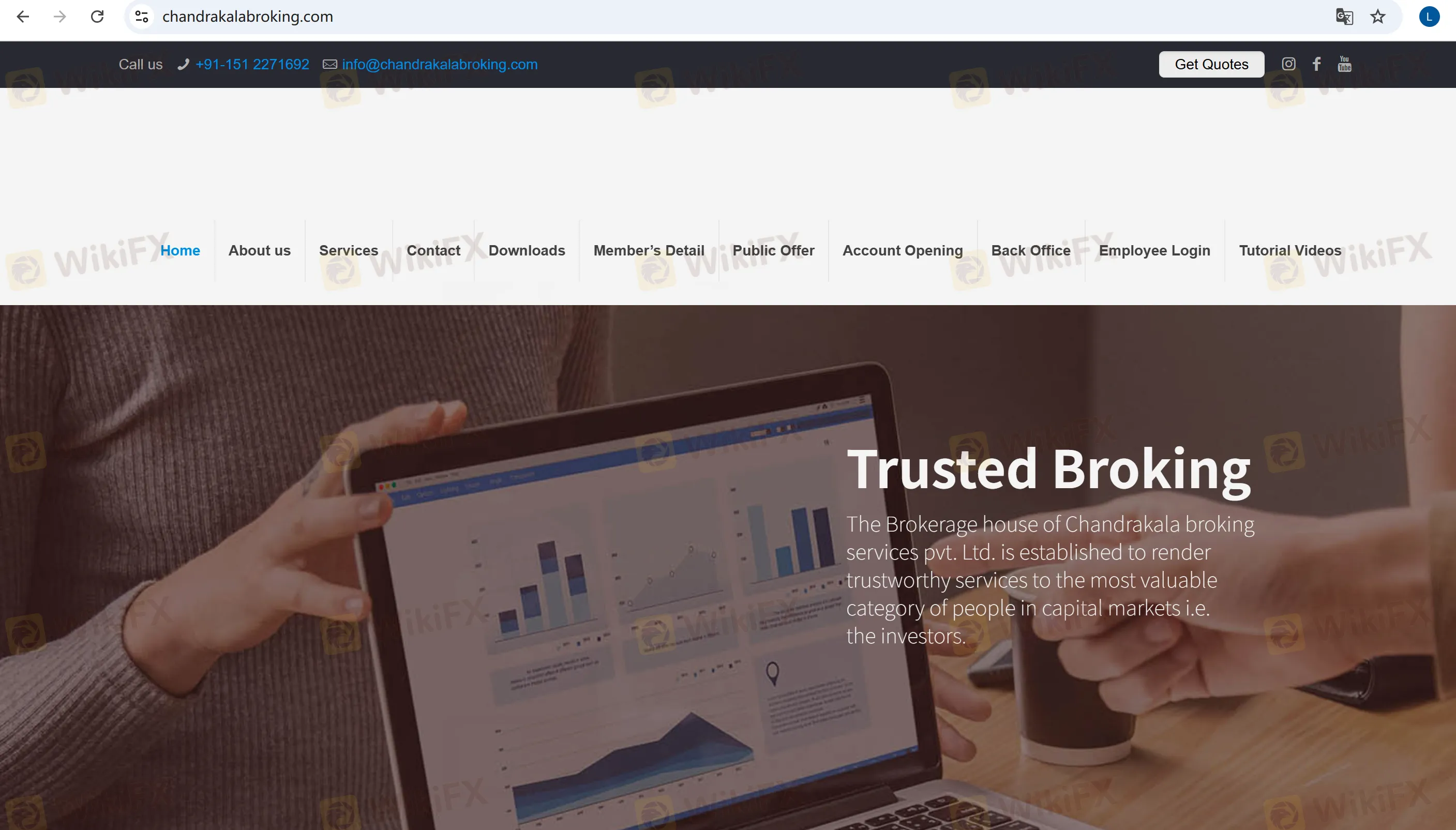 Chandrakala Broking Information Chandrakala Broking Information