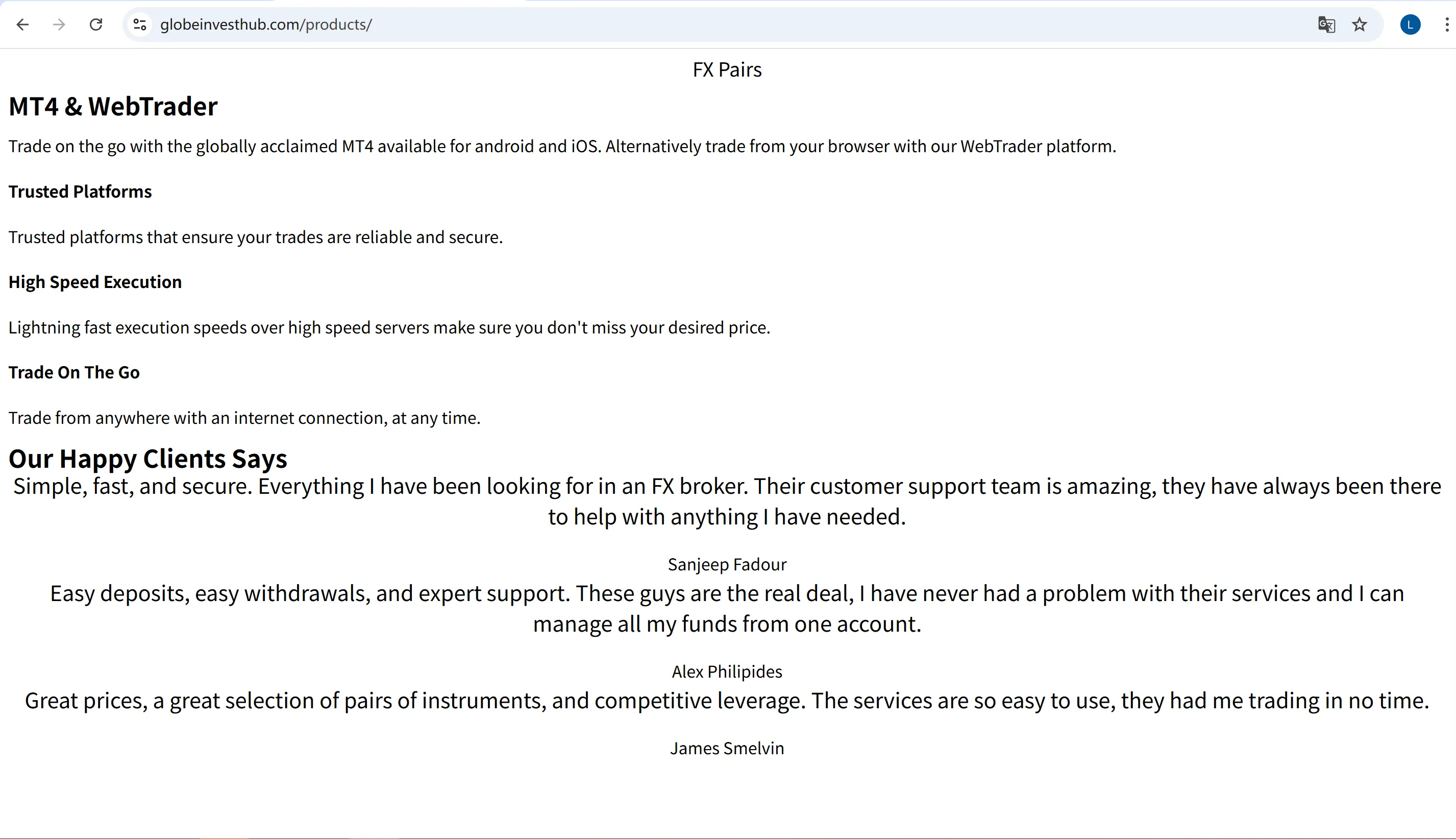 Trading Platform