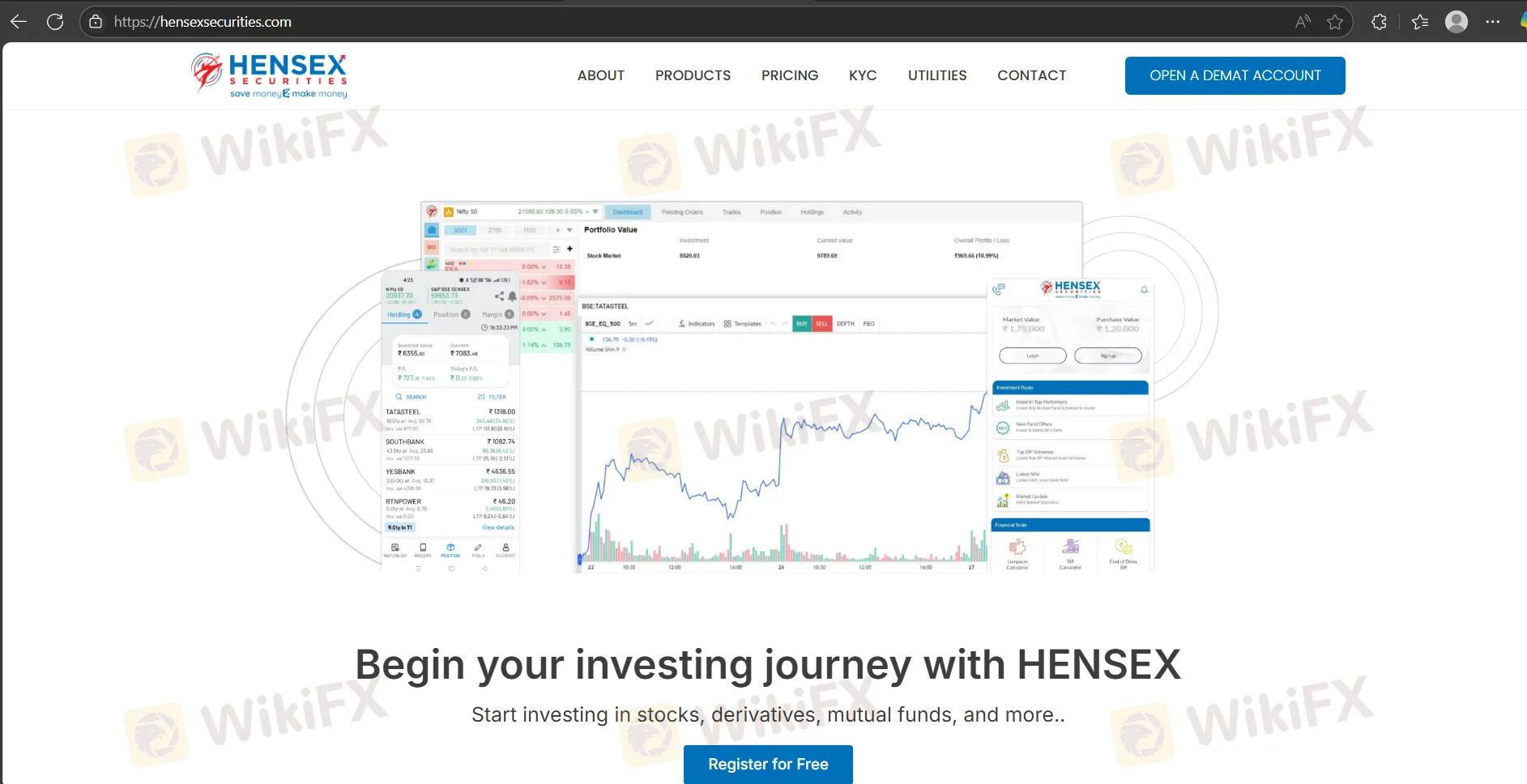 Hensex Securities Information