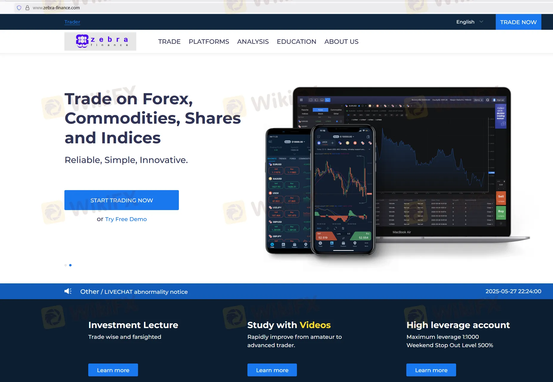 ZEBRA FINANCE Informationen
