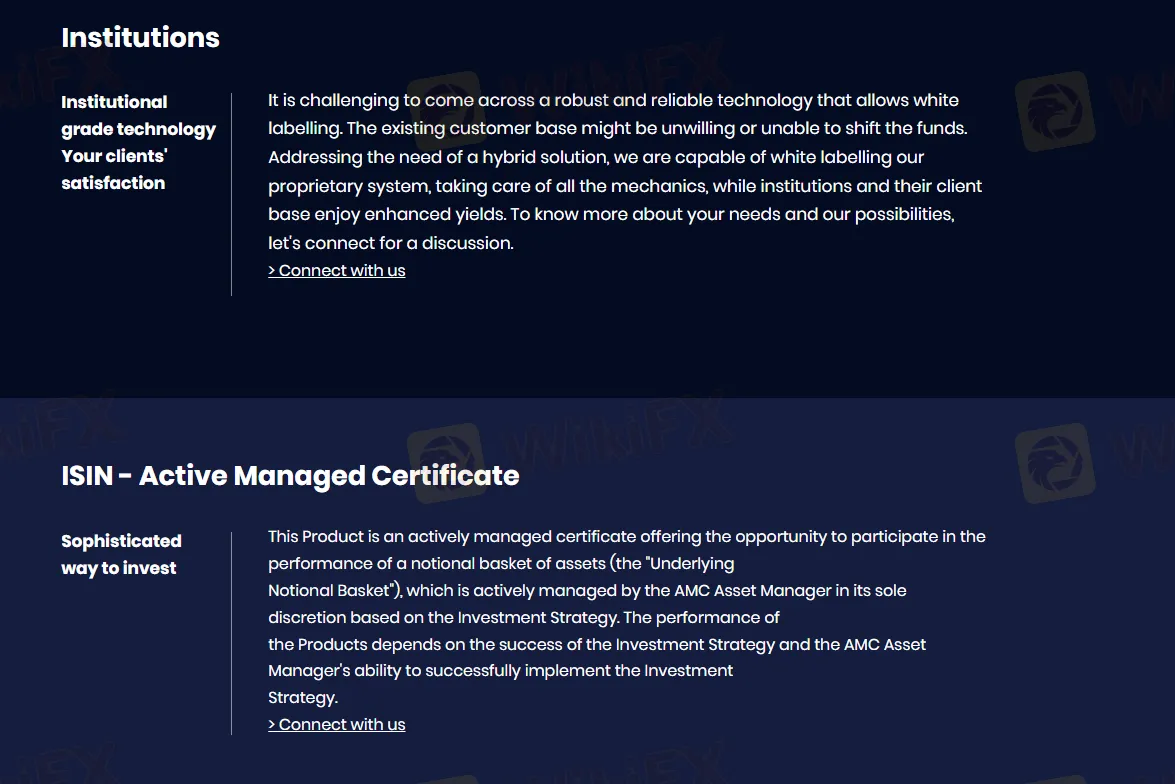 Products and Services Products and Services