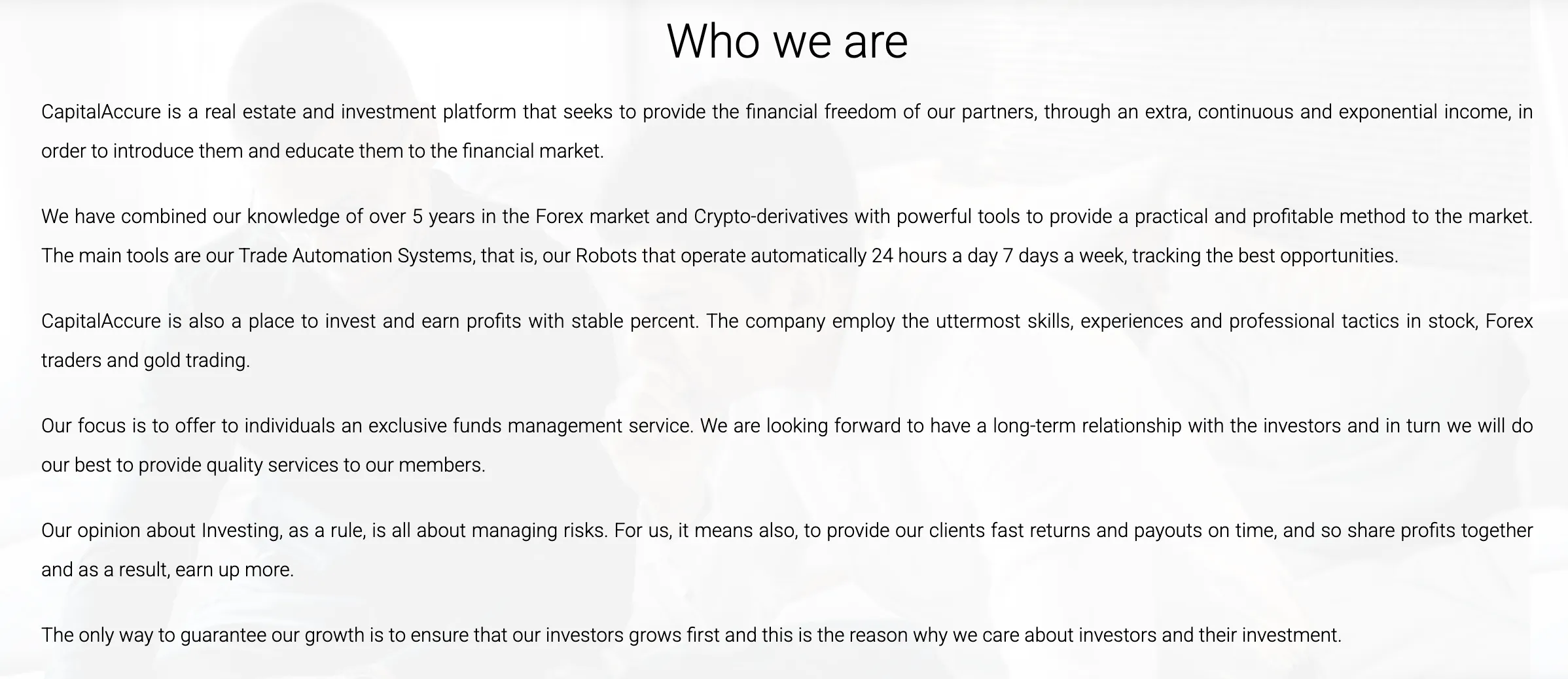 Capital Accureで取引できるものは何ですか? Capital Accureで取引できるものは何ですか?