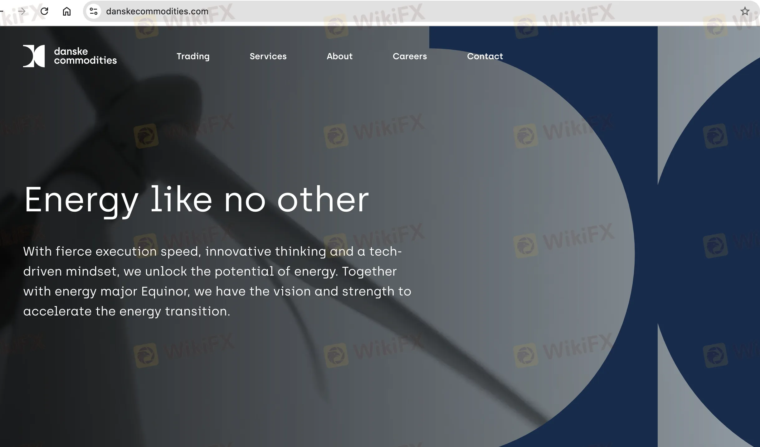 Danske Commodities' homepage