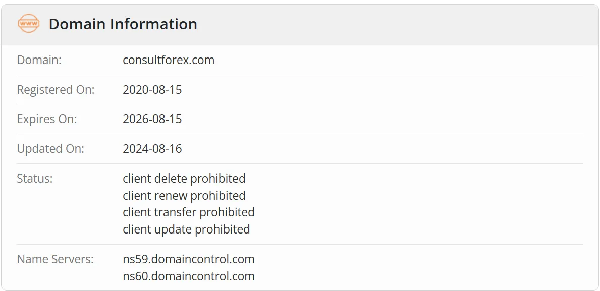 Domain information