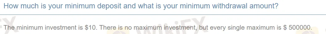 Deposit and Withdrawal Deposit and Withdrawal