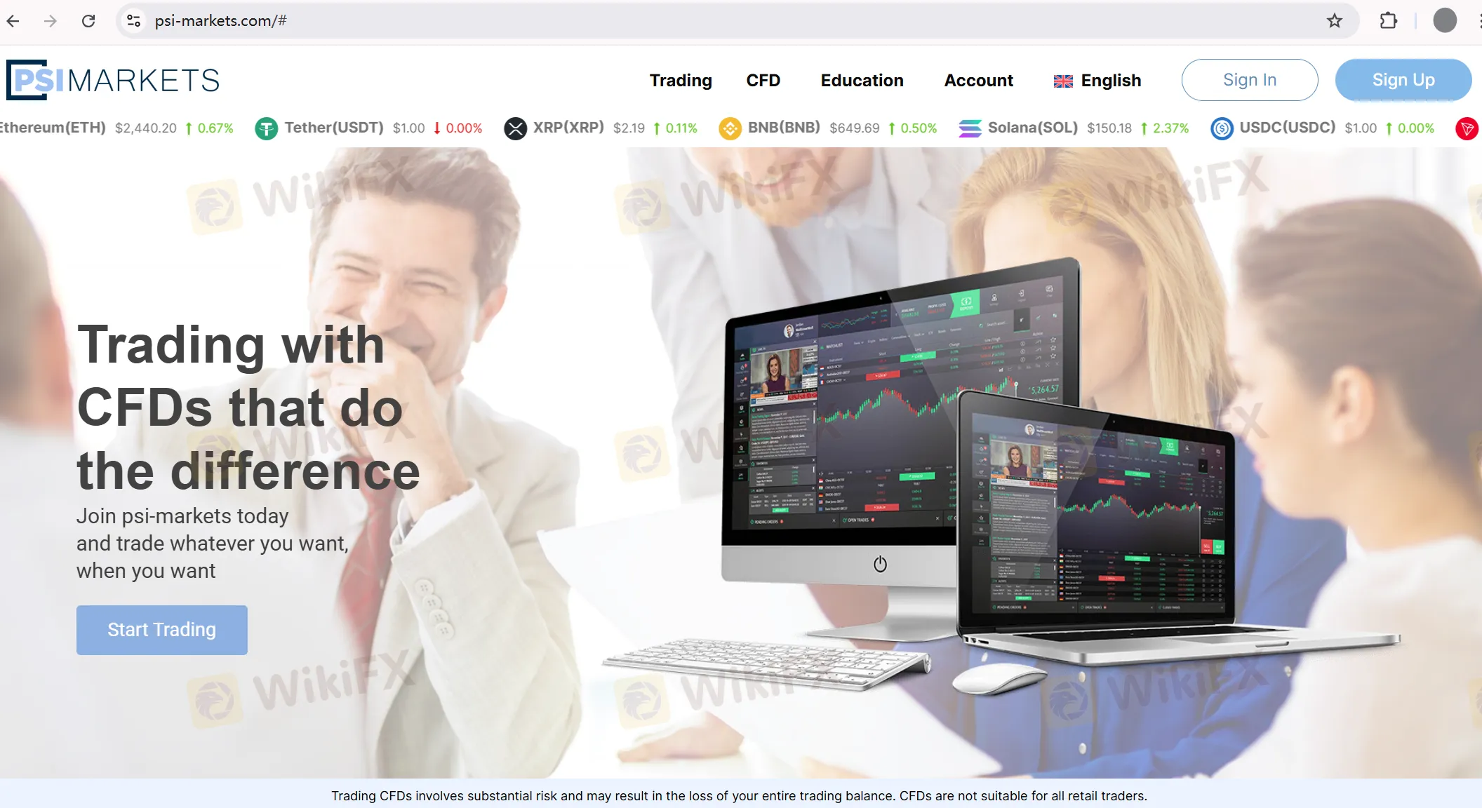 psi-markets' homepage