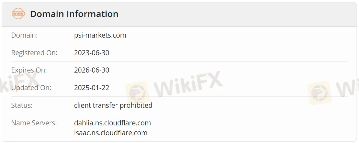 Thông tin tên miền