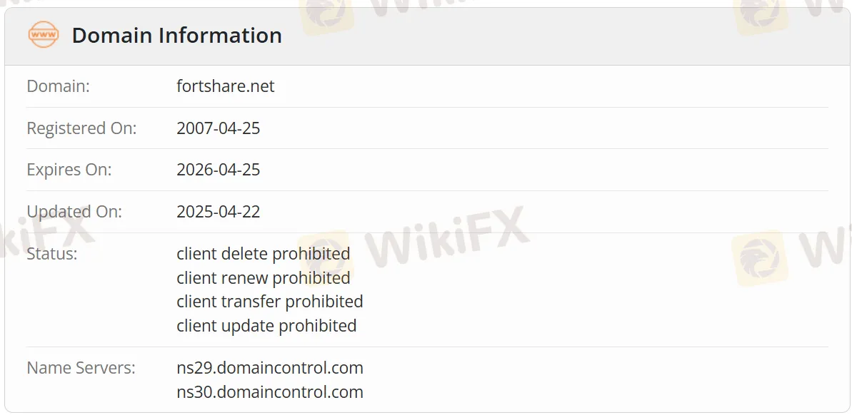 Domain information Domain information