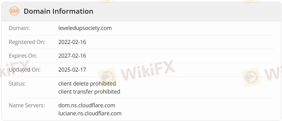 Informations sur le domaine Informations sur le domaine