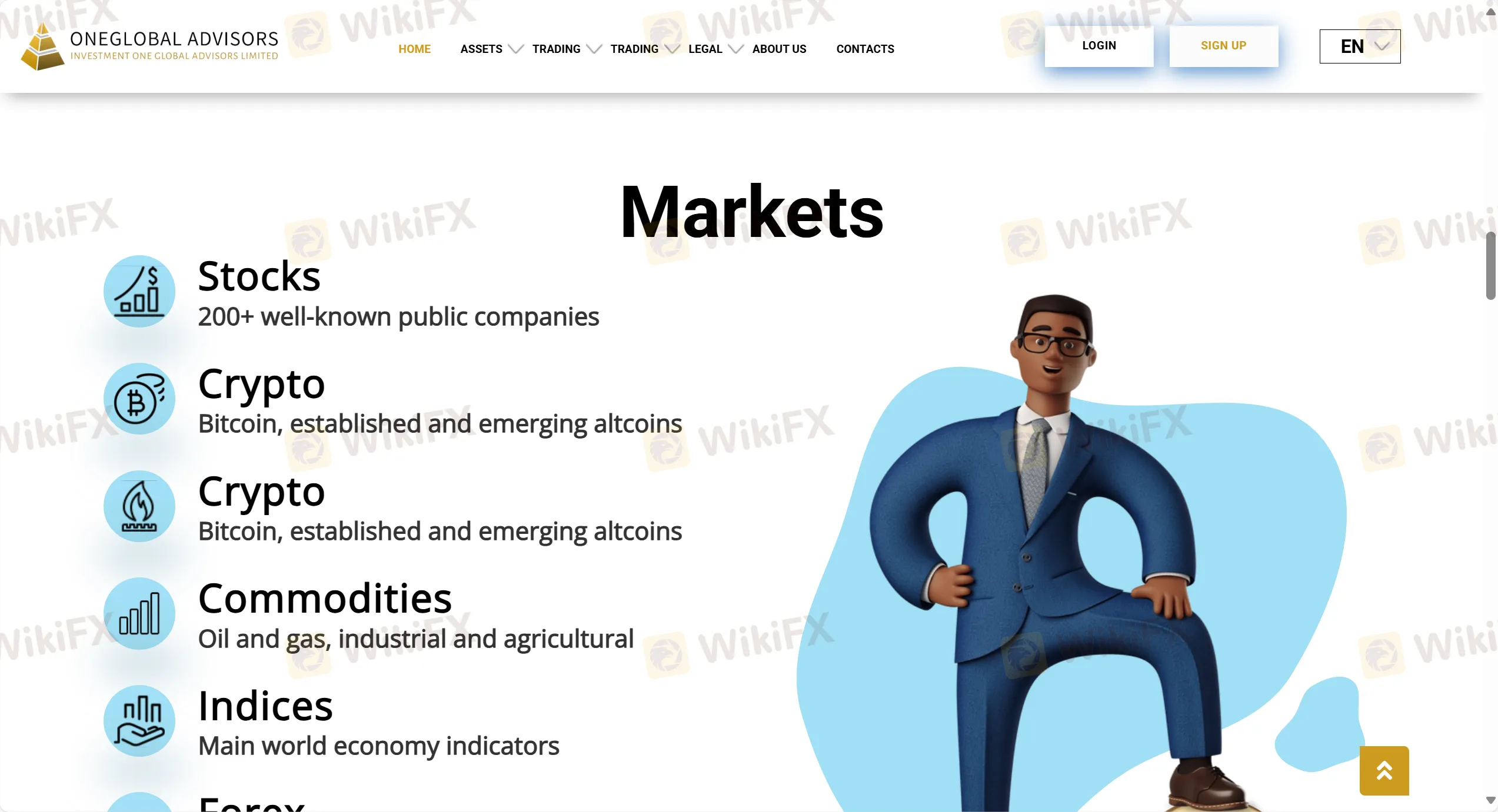OneGlobal-Advr 可以交易什麼？