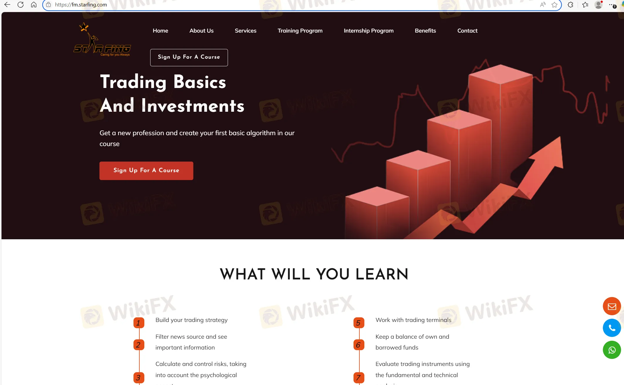 StarFing's homepage StarFing's homepage