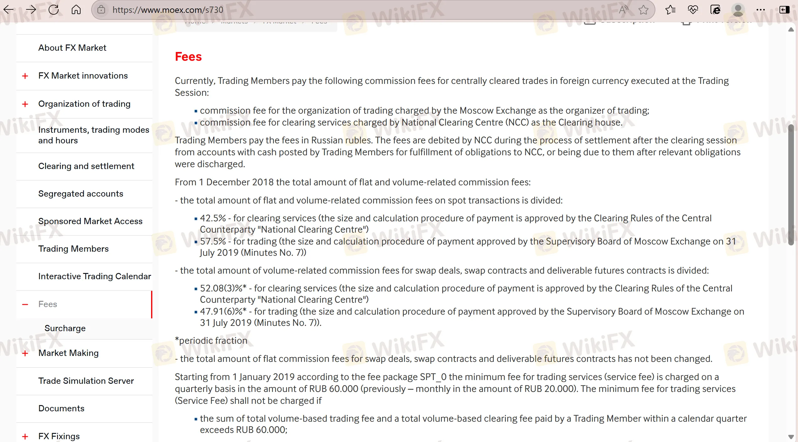 Moscow Exchange 手数料 Moscow Exchange 手数料