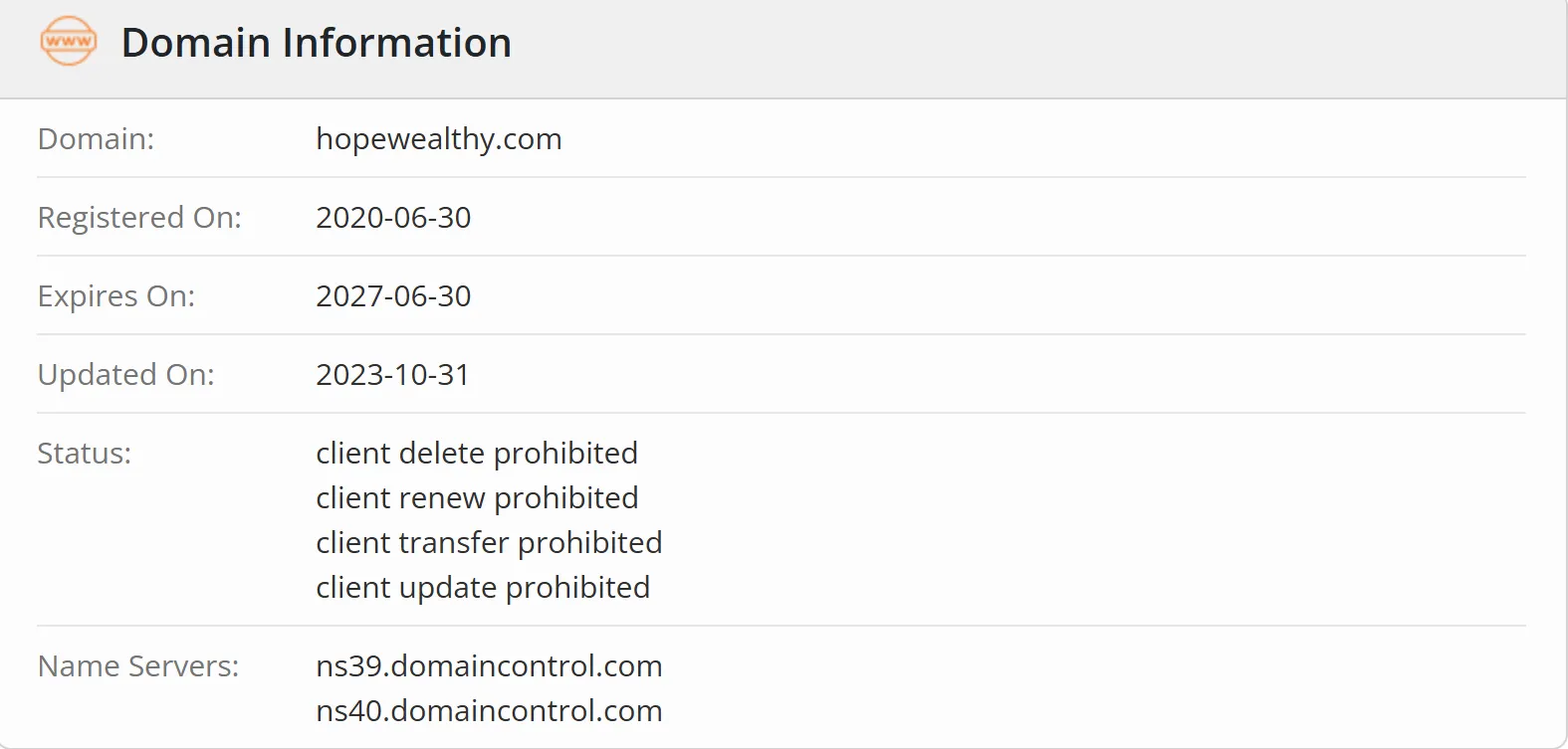 domain domain