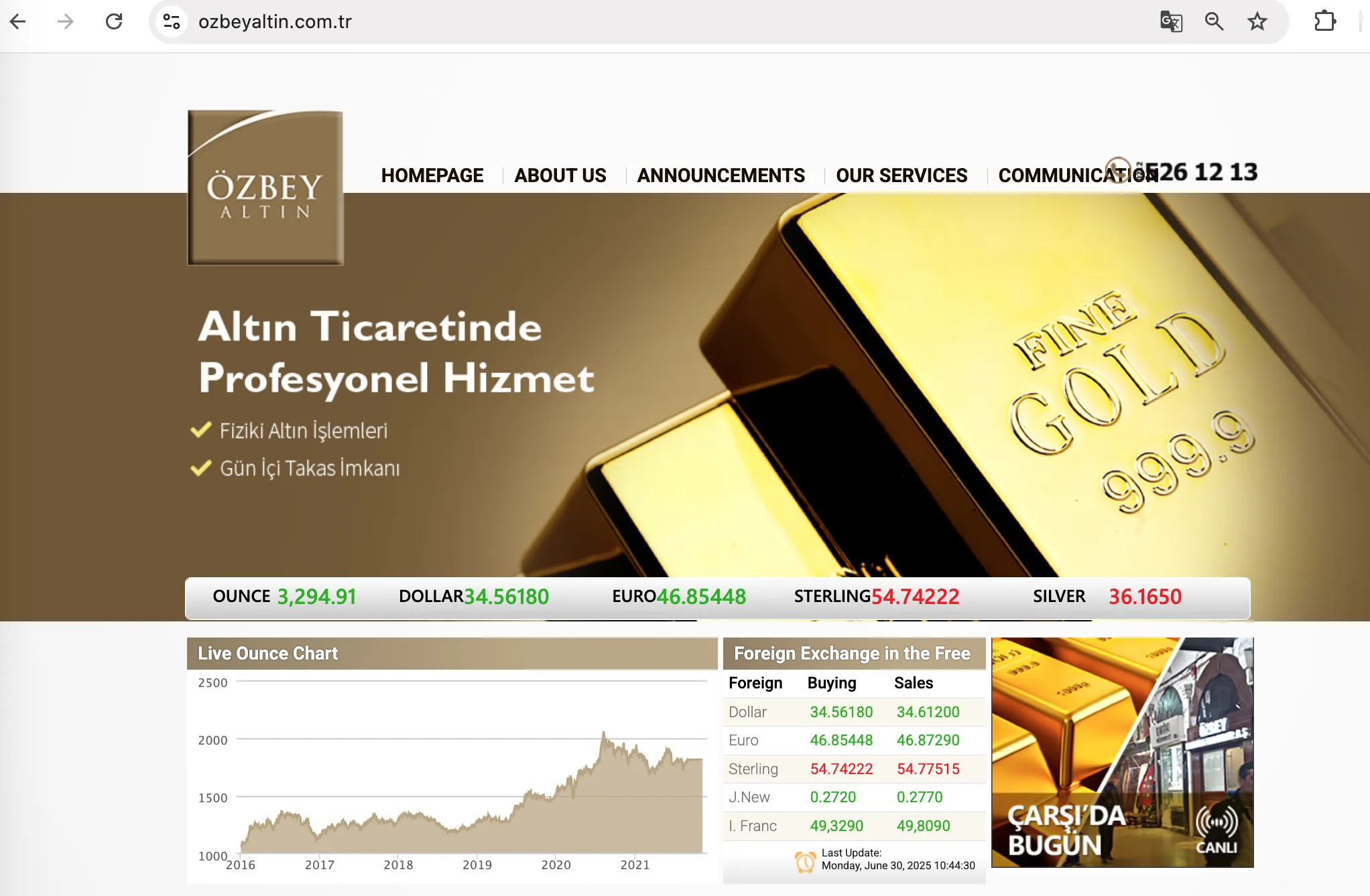 OZBEY ALTIN's homepage