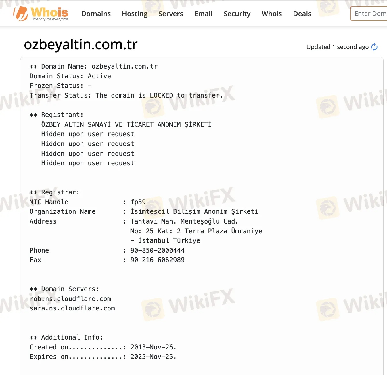 域名信息 域名信息