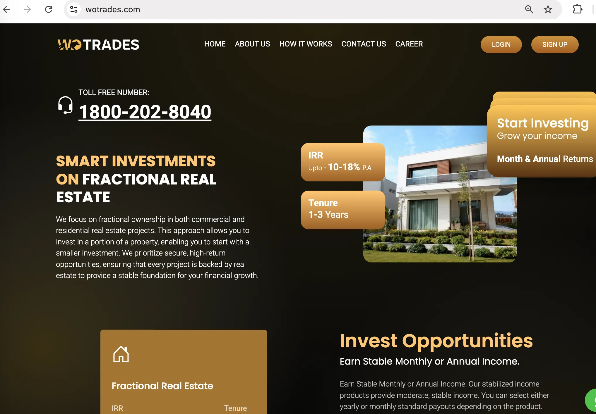 WO Trades' trang chủ WO Trades' trang chủ