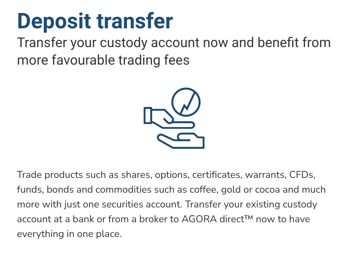 Deposit and Withdrawal