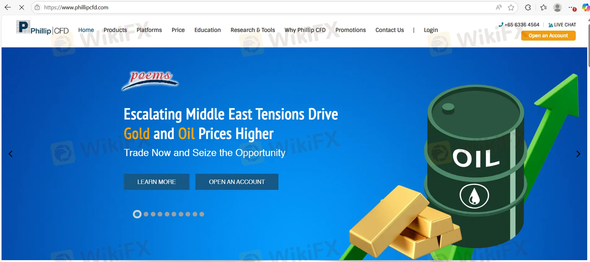 Phillip CFD Informationen