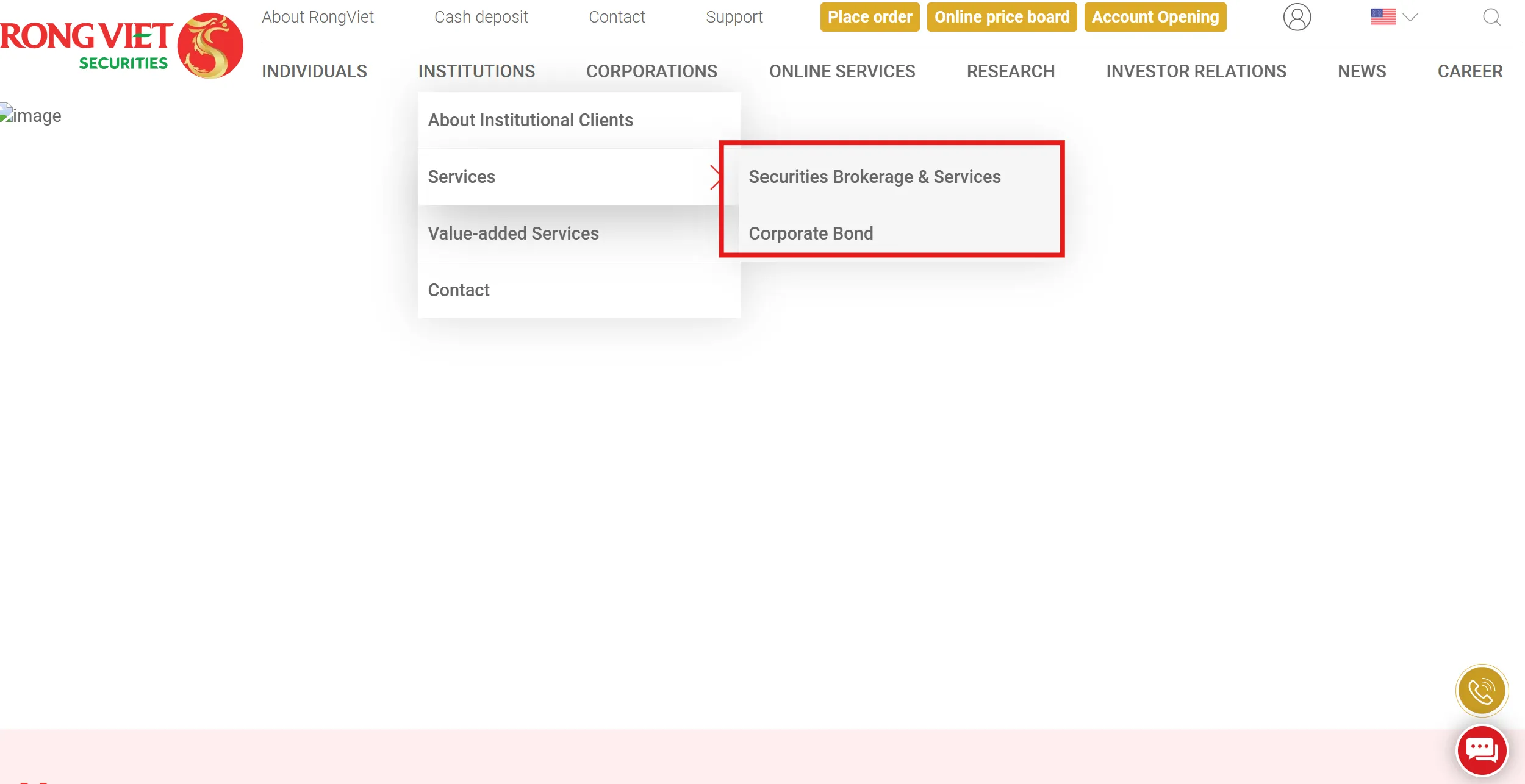 Mga Serbisyo ng RongViet Securities Mga Serbisyo ng RongViet Securities