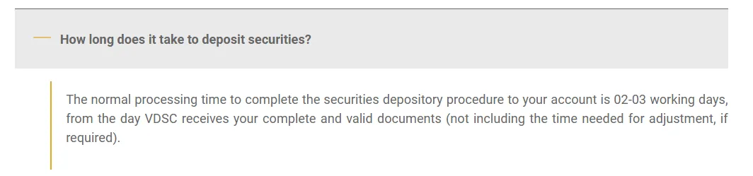 Deposit and Withdrawal Deposit and Withdrawal