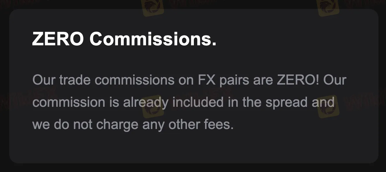 Tidak ada komisi Tidak ada komisi