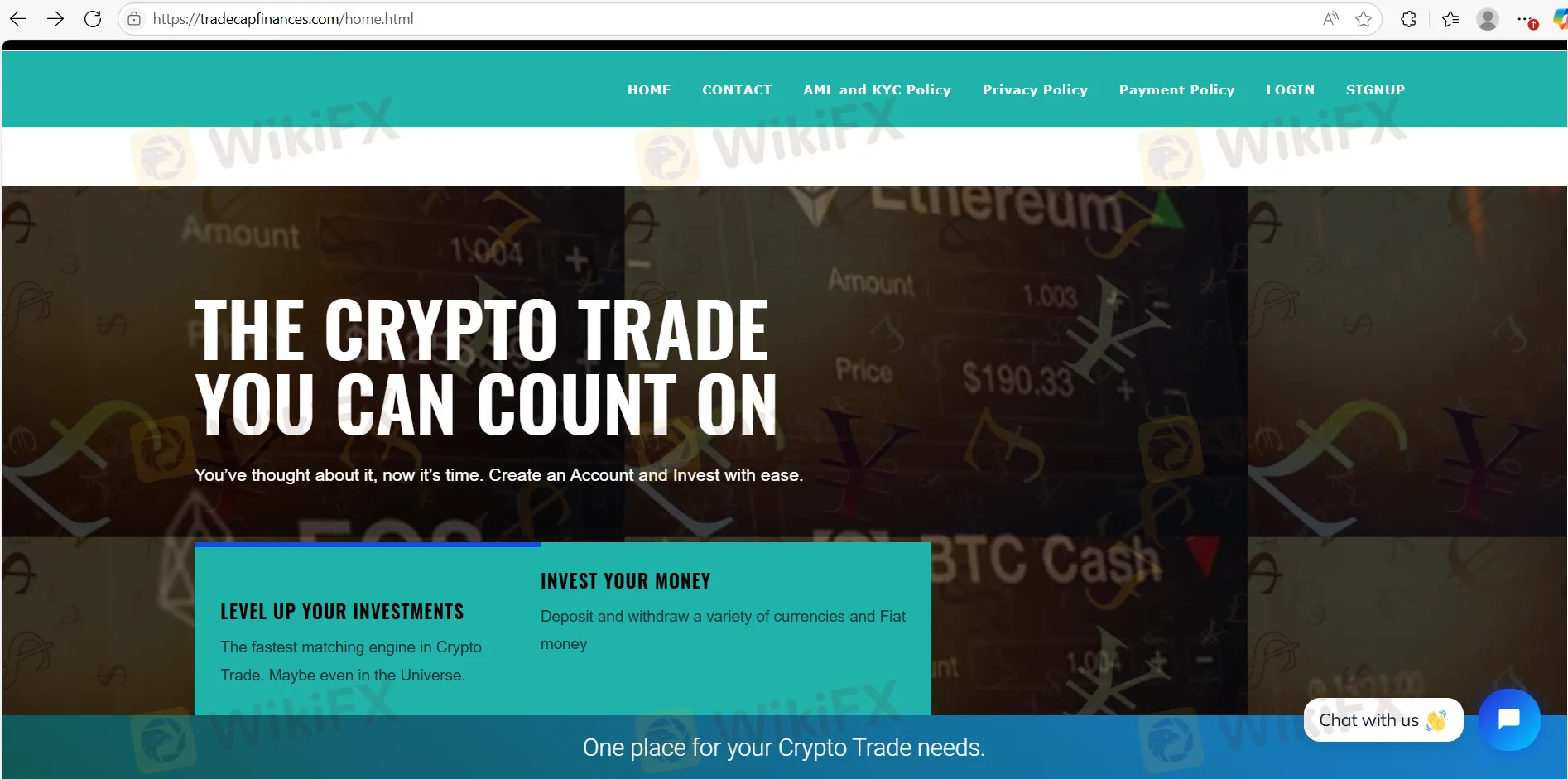 Trade Cap finances 信息 Trade Cap finances 信息