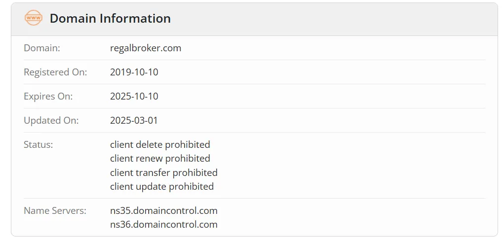Domain information