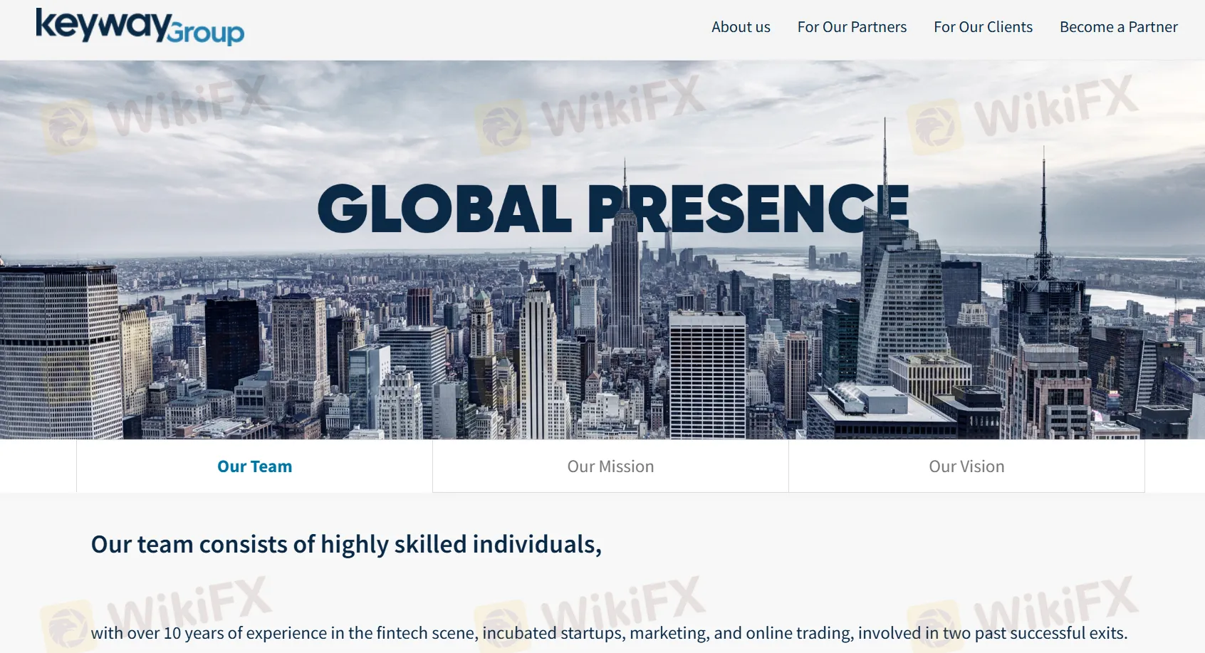 KeyWayGroup.com's homepage KeyWayGroup.com's homepage