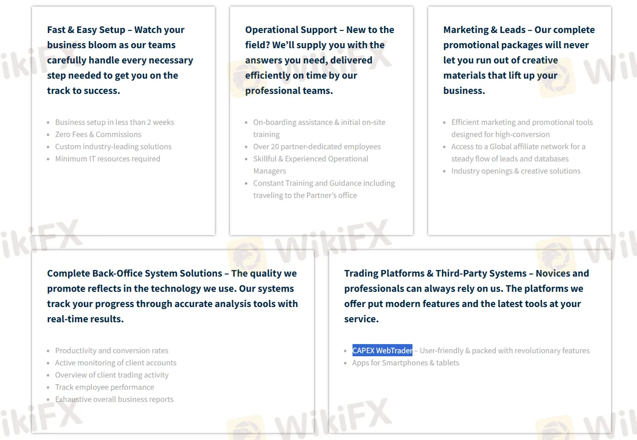 CAPEX WebTrader Platform CAPEX WebTrader Platform