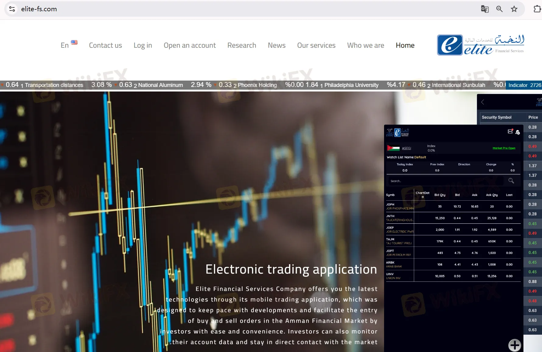 Elite Financial Services' 主頁 Elite Financial Services' 主頁