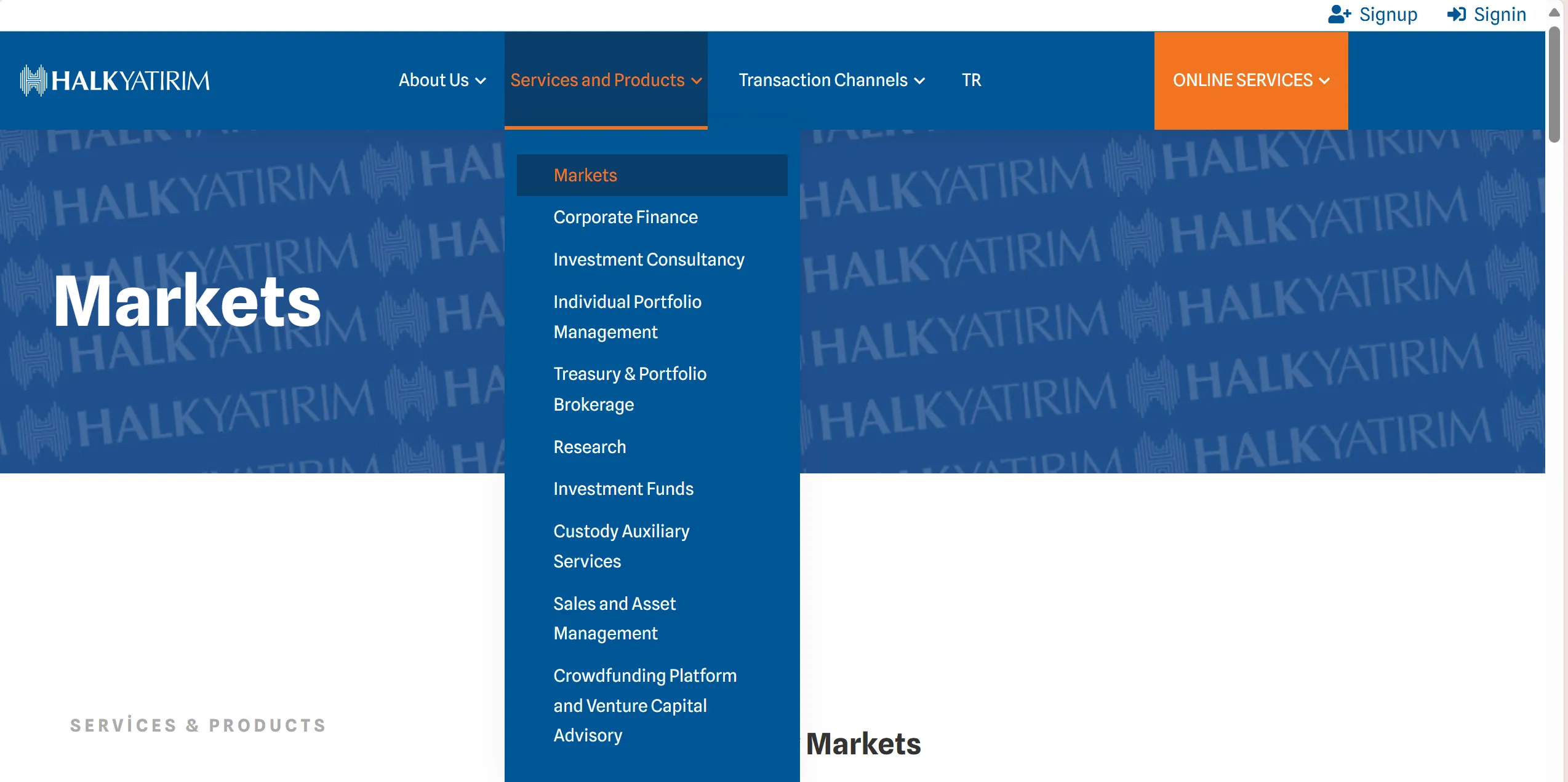 Halk Investment Services Halk Investment Services