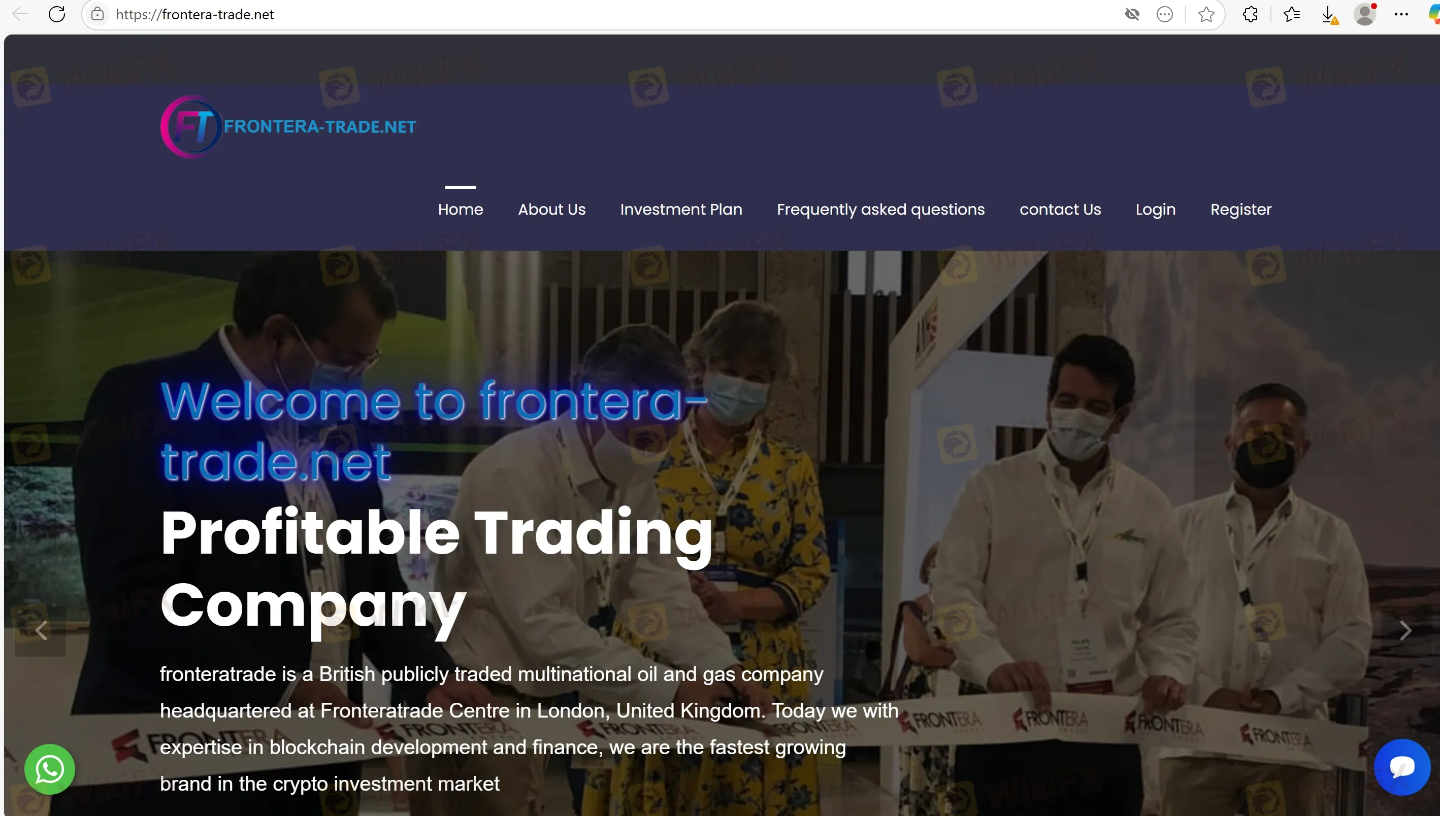 FRONTERA-TRADE's homepage FRONTERA-TRADE's homepage