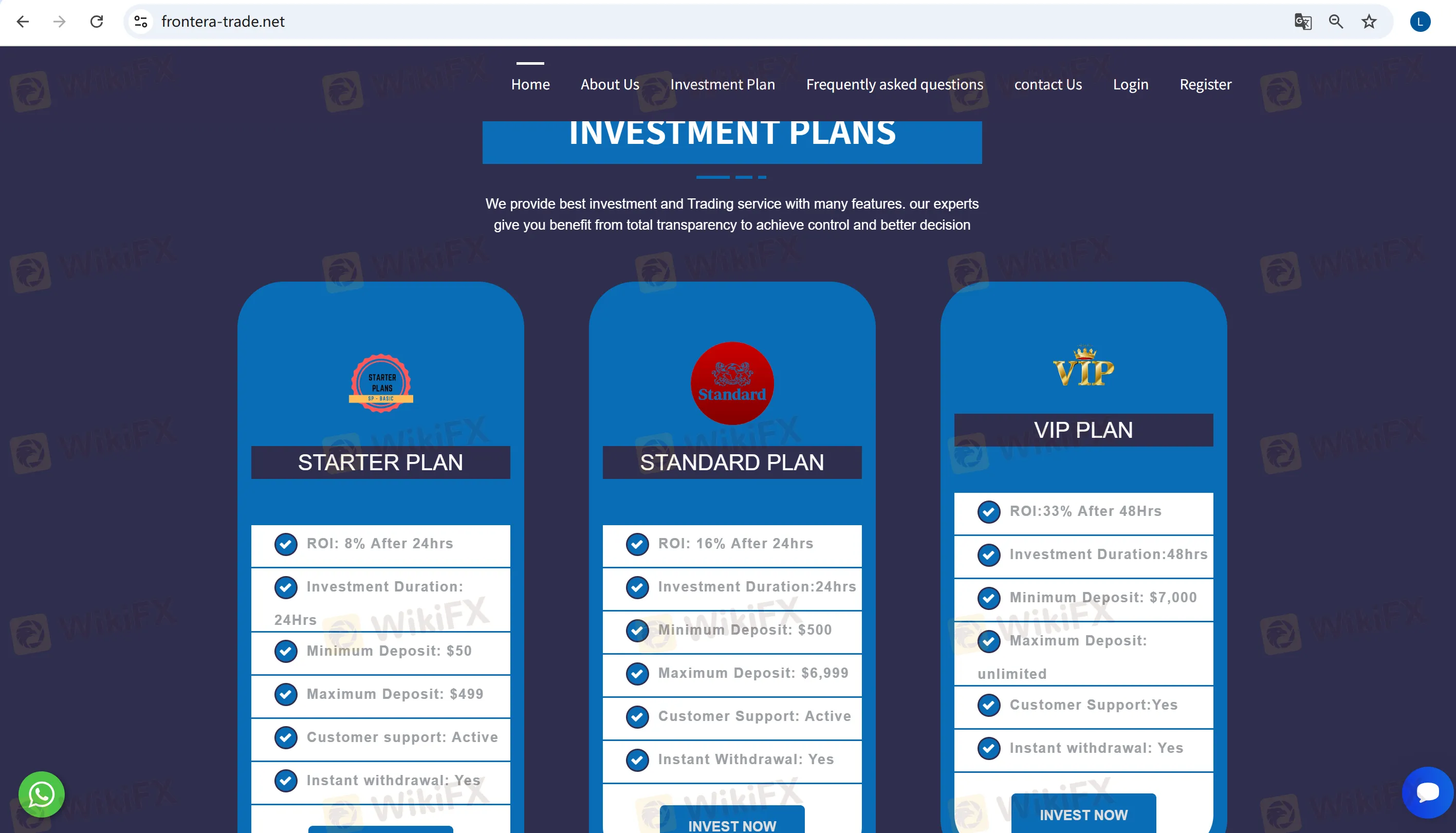 Paghahambing ng Plano ng Pamumuhunan Paghahambing ng Plano ng Pamumuhunan