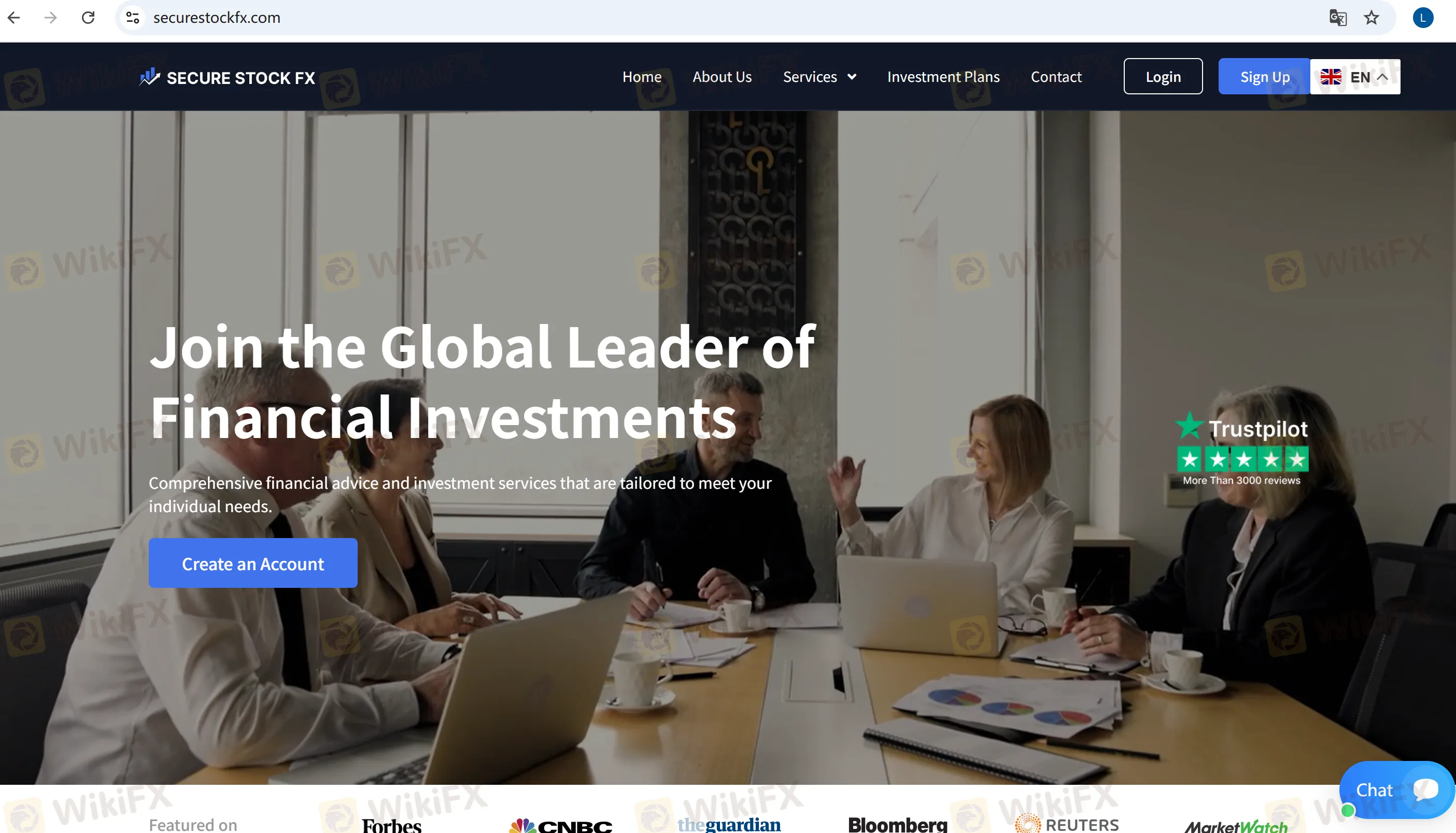 Secure Stock FX's homepage Secure Stock FX's homepage