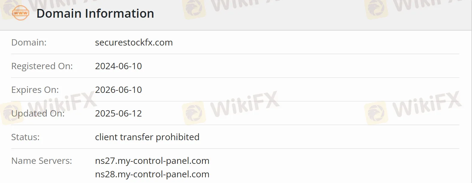 ข้อมูลโดเมน ข้อมูลโดเมน