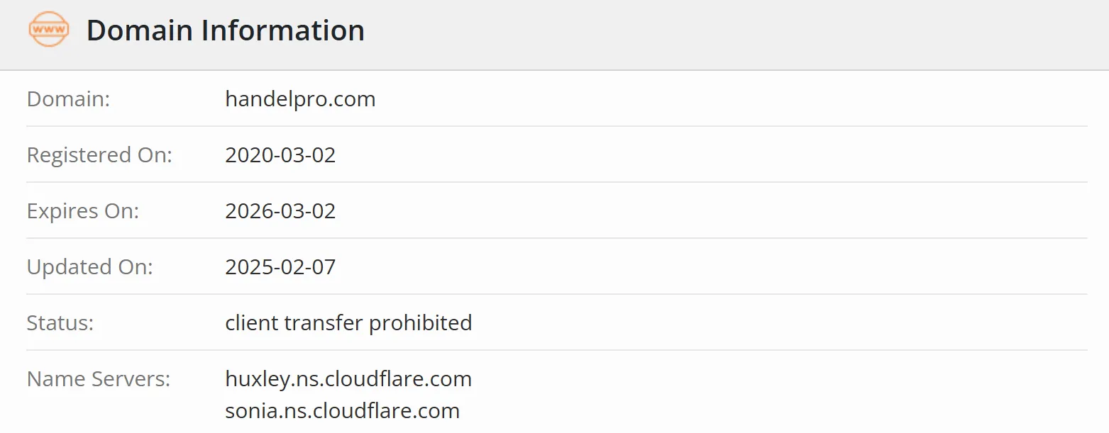 Domain information