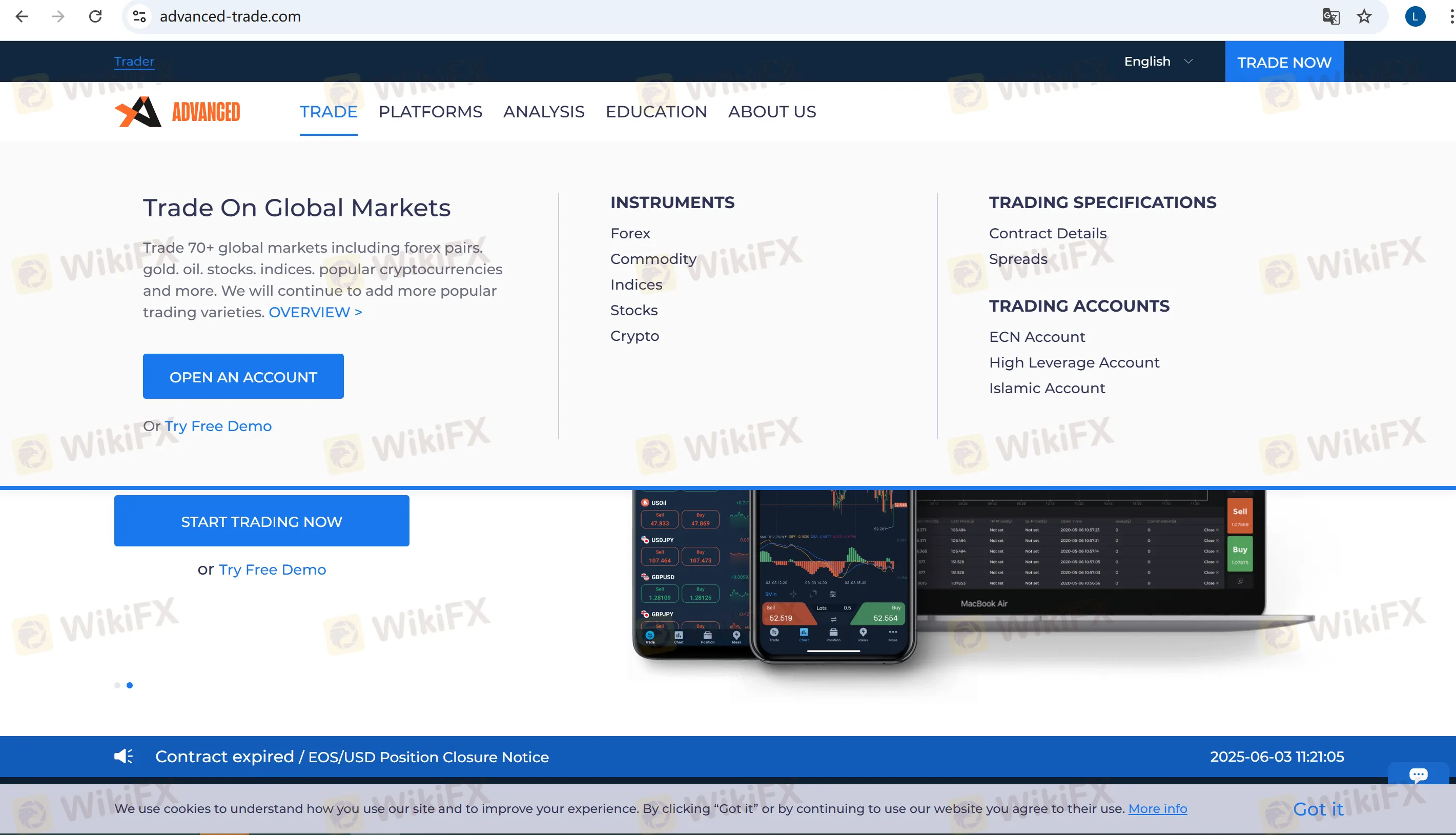 Tôi Có Thể Giao Dịch Gì trên ADVANCED TRADING?