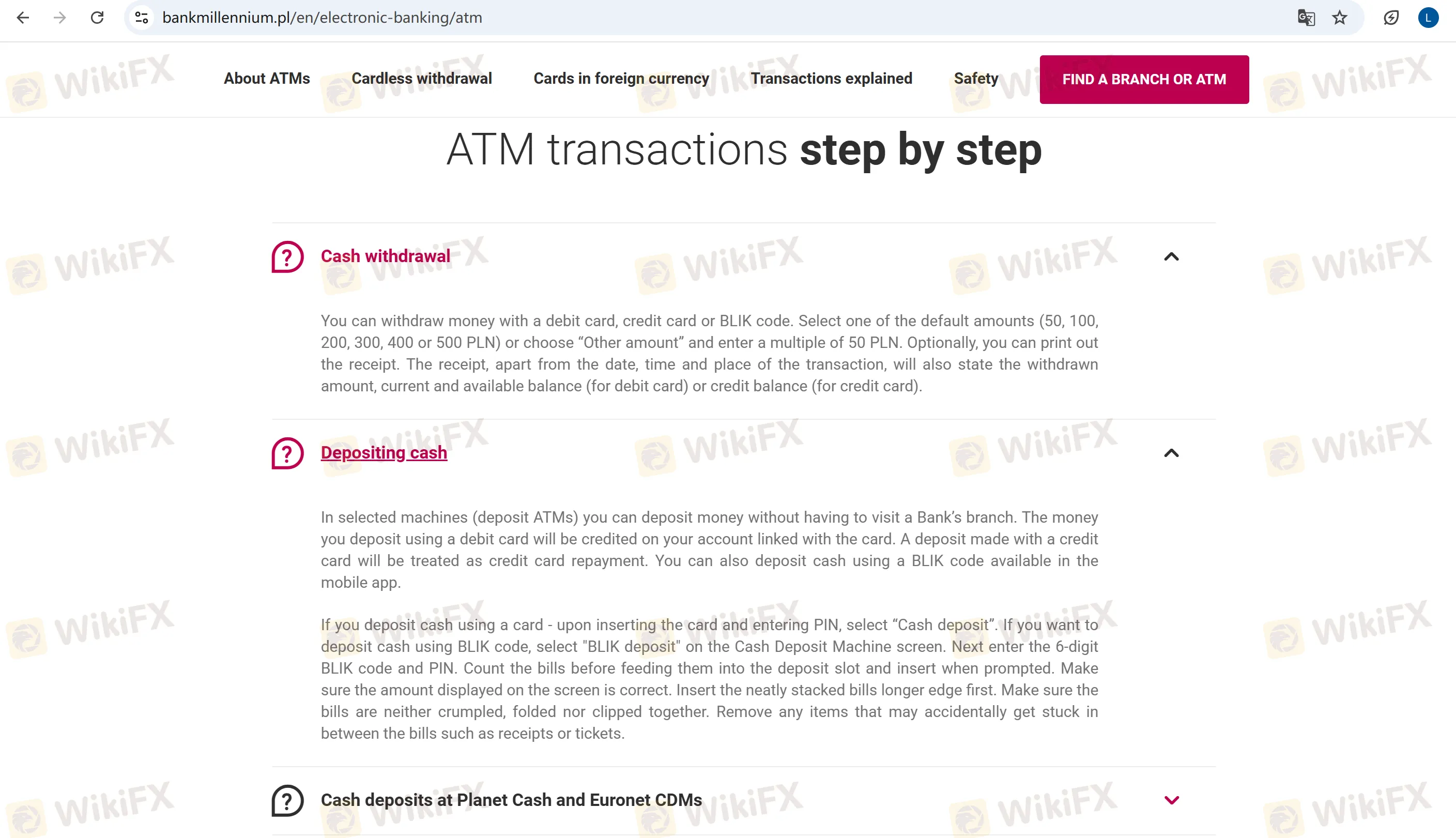 Deposit and Withdrawal 2