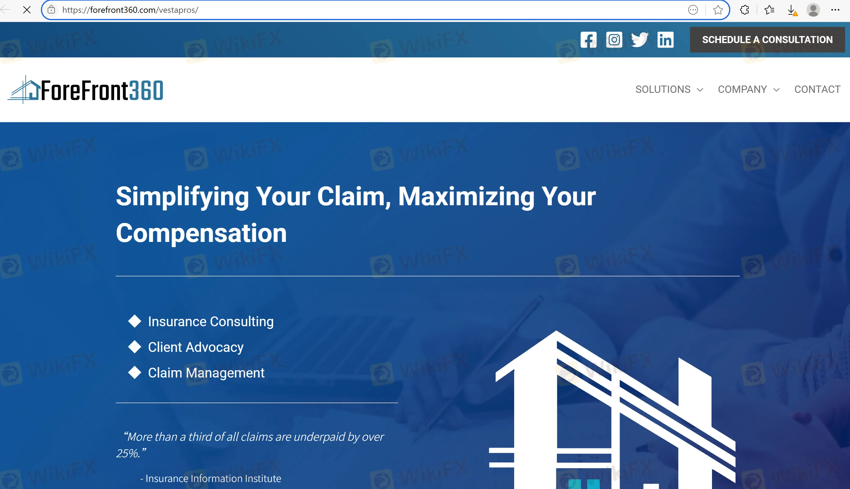 VESTAPROS' homepage