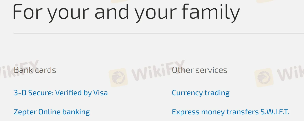 为您和您的家人提供的服务