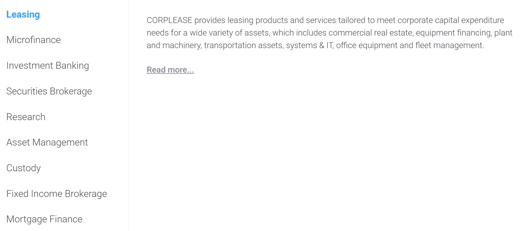 Services Services