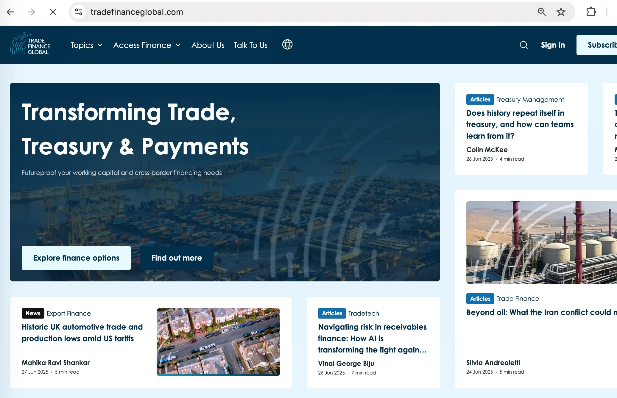 TFG's homepage