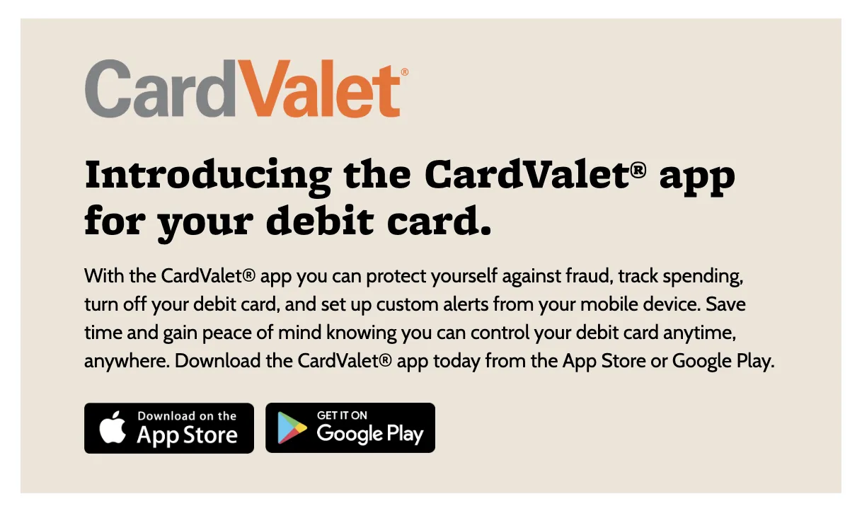 CardValet® App