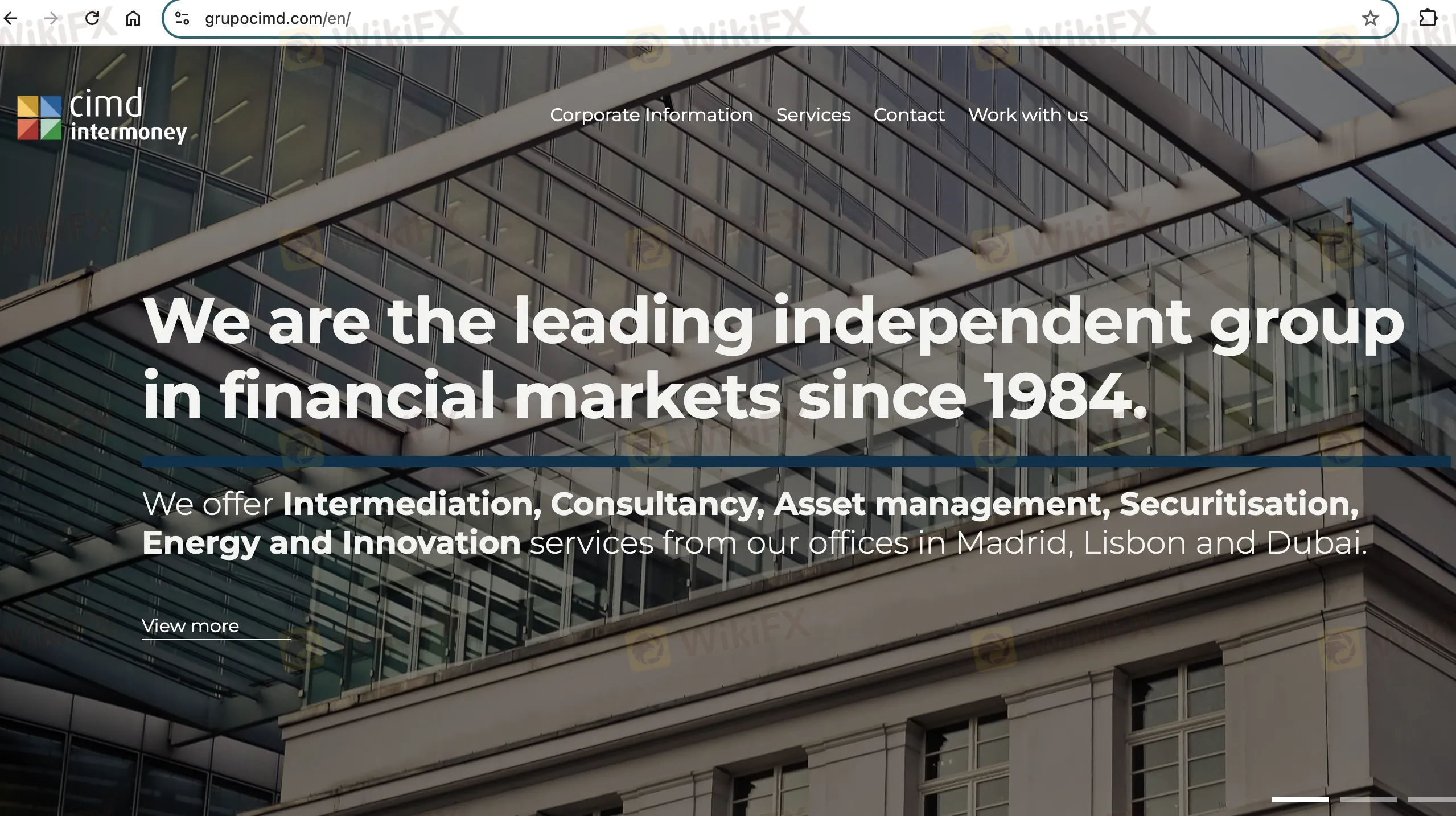 CIMD ana sayfası CIMD ana sayfası