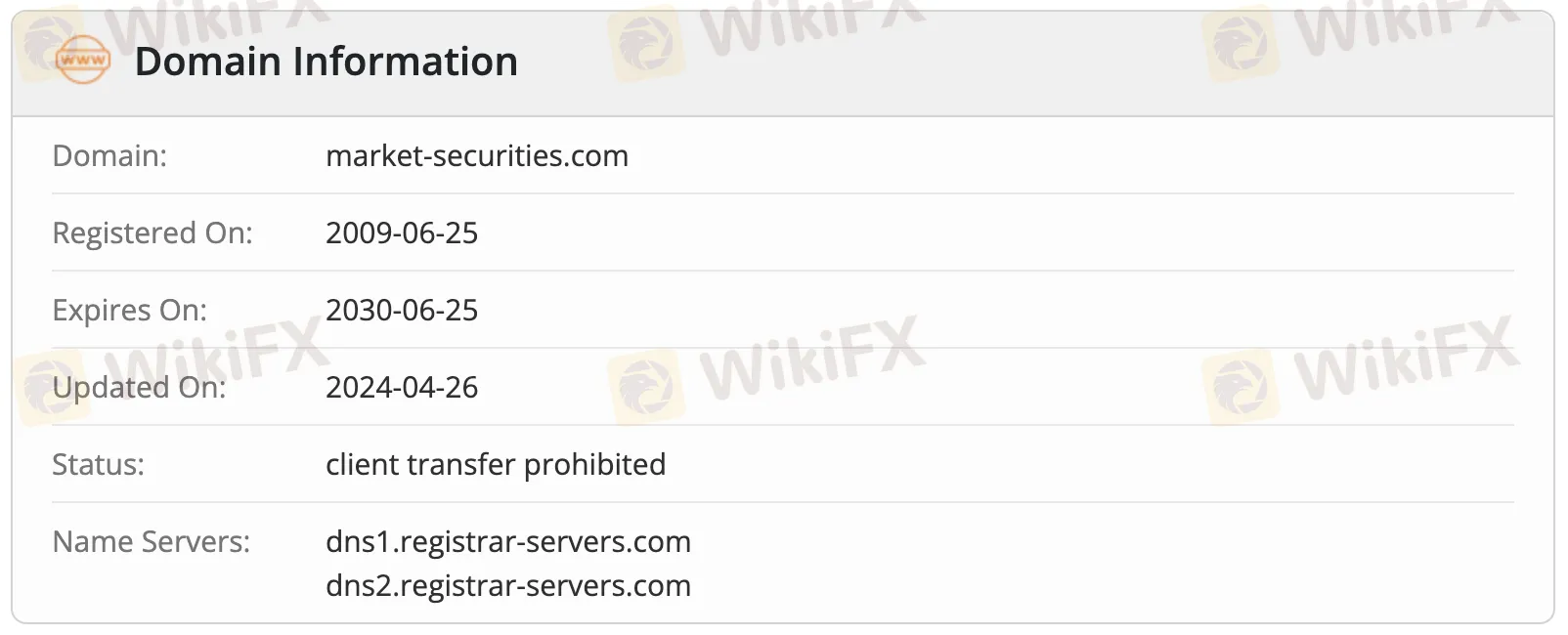 Domain information Domain information