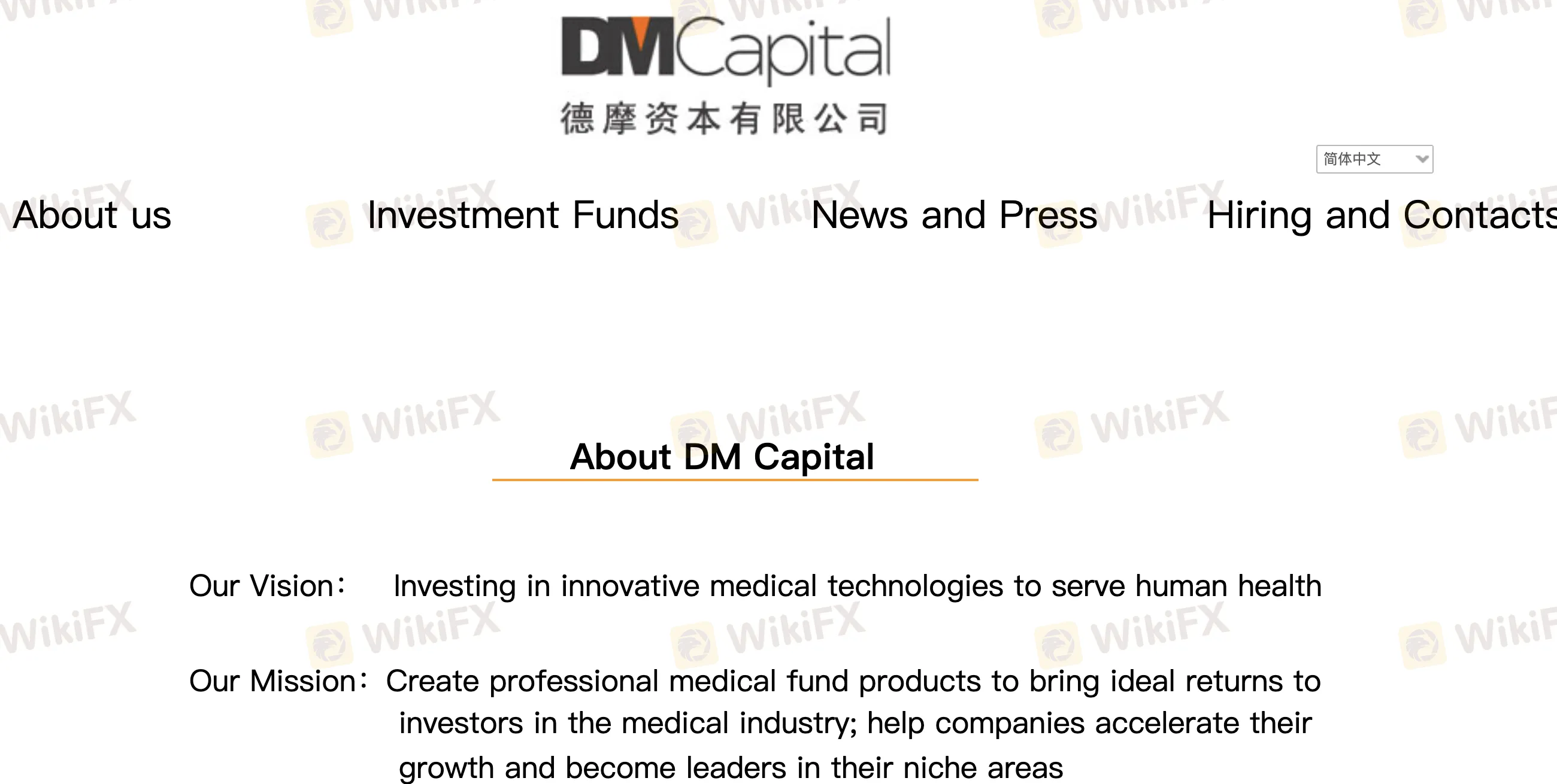 Página de inicio de DM CAPITAL Página de inicio de DM CAPITAL