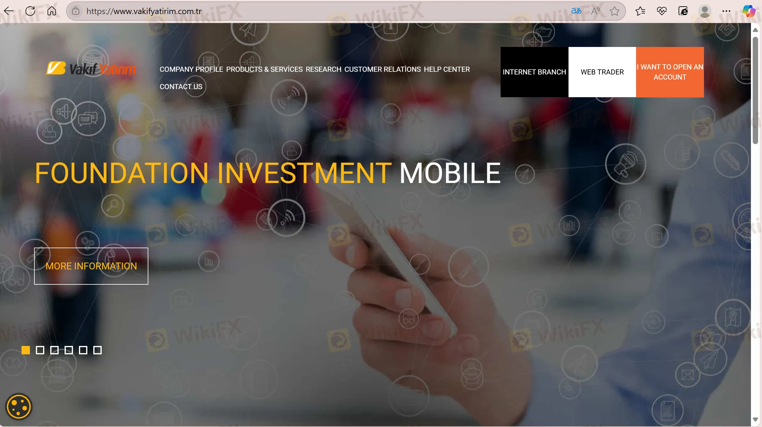 Информация о Vakif Investment Информация о Vakif Investment