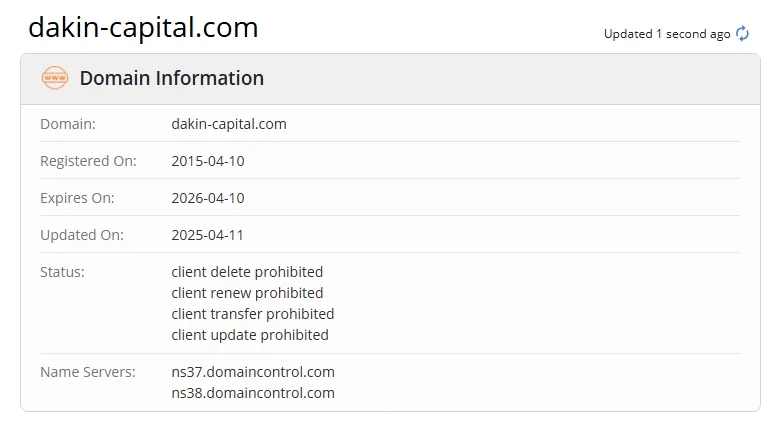 Informasi Domain Informasi Domain