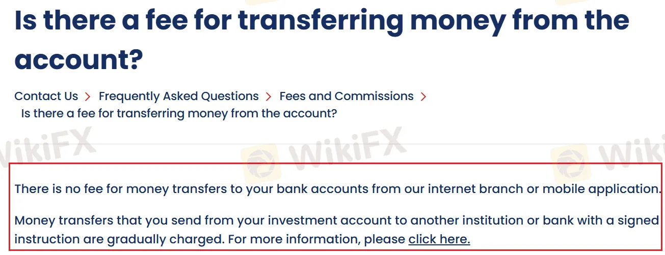 Transfer fee Transfer fee